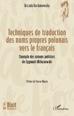 Techniques de traduction des noms propres polonais vers le français