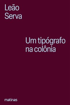 Cover Um tipógrafo na colônia