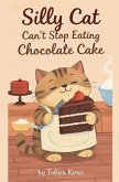 Silly Cat Can't Stop Eating Chocolate Cake