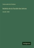 Bulletin de la Faculté des lettres