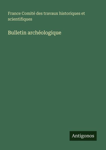 Bulletin archéologique