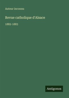 Cover Revue catholique d'Alsace