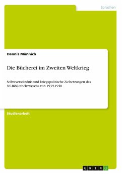 Cover Die Bücherei im Zweiten Weltkrieg