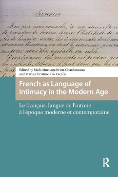 Cover French as Language of Intimacy in the Modern Age