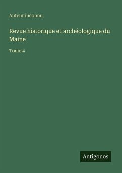 Cover Revue historique et archéologique du Maine