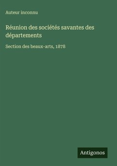 Cover Réunion des sociétés savantes des départements