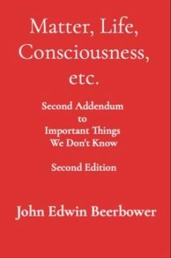 Cover Matter, Life, Consciousness, etc. (eBook, ePUB)