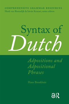 Syntax of Dutch (eBook, ePUB) - Broekhuis, Hans
