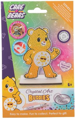 Cover Craft Buddy CAFGR-32CBC059 - Crystal Art Buddies, Care Bears, Funshine Bear, gelb, Serie 6, Diamond Painting