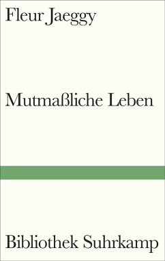Cover Mutmaßliche Leben (eBook, ePUB)