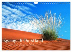 Cover Kgalagadi-Durstland (Wandkalender 2026 DIN A4 quer), CALVENDO Monatskalender