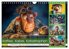 Cover Kaffee, Kabel, Katastrophen (Wandkalender 2026 DIN A4 quer), CALVENDO Monatskalender