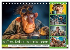 Cover Kaffee, Kabel, Katastrophen (Tischkalender 2026 DIN A5 quer), CALVENDO Monatskalender