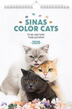 Cover Sinas Color Cats - Ein Jahr voller Farben, Freude und Fantasie