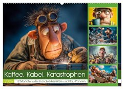 Cover Kaffee, Kabel, Katastrophen (Wandkalender 2026 DIN A2 quer), CALVENDO Monatskalender