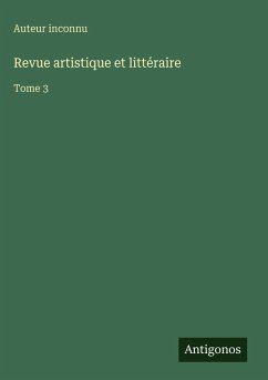Cover Revue artistique et littéraire