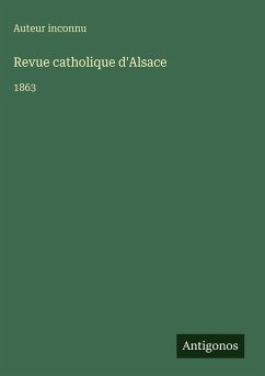 Cover Revue catholique d'Alsace