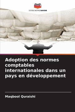 Cover Adoption des normes comptables internationales dans un pays en développement