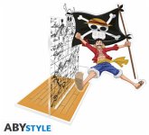 ONE PIECE - Acryl® Bookend - Luffy with his flag