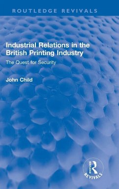 Cover Industrial Relations in the British Printing Industry