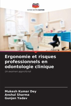 Cover Ergonomie et risques professionnels en odontologie clinique