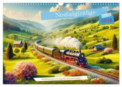 Cover Nostalgiezüge (Wandkalender 2026 DIN A3 quer), CALVENDO Monatskalender
