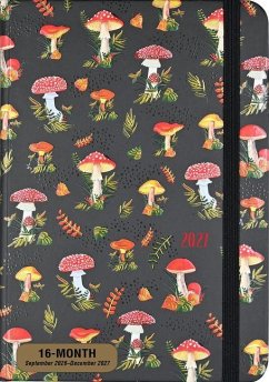 Cover 2027 Mushrooms Weekly Planner (16 Months, Sept 2026 to Dec 2027)