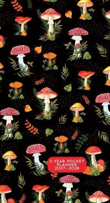 Cover 2027-28 Mushrooms 2-Year Pocket Planner (24-Month Calendar)
