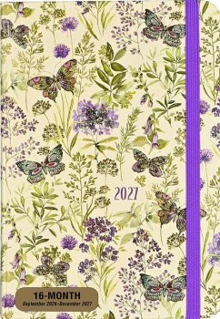 Cover 2027 Amethyst Butterflies Weekly Planner (16 Months, Sept 2026 to Dec 2027)