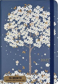 Cover 2027 Falling Blossoms Weekly Planner (16 Months, Sept 2026 to Dec 2027)