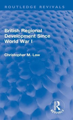 Cover British Regional Development Since World War I