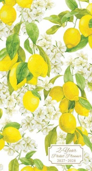 2027-28 Amalfi Lemons 2-Year Pocket Planner (24-Month Calendar)