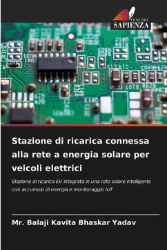 Cover Stazione di ricarica connessa alla rete a energia solare per veicoli elettrici
