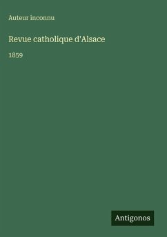 Cover Revue catholique d'Alsace