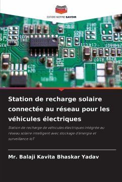 Cover Station de recharge solaire connectée au réseau pour les véhicules électriques