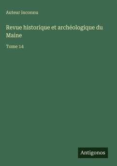 Cover Revue historique et archéologique du Maine