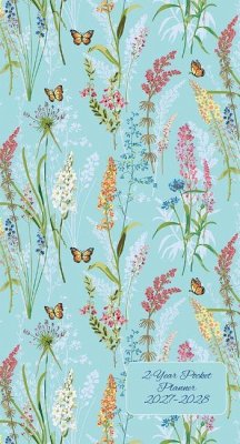 Cover 2027-28 Blooms & Butterflies 2-Year Pocket Planner (24-Month Calendar)