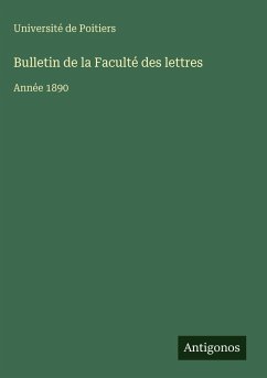 Bulletin de la Faculté des lettres - Université de Poitiers Bulletin de la Faculté des lettres - Université de Poitiers