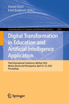 Cover Digital Transformation in Education and Artificial Intelligence Application (eBook, PDF)