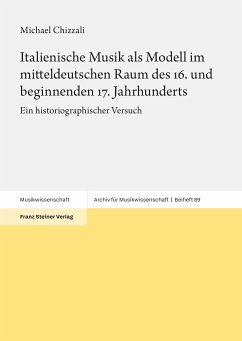 Cover Italienische Musik als Modell im mitteldeutschen Raum des 16. und beginnenden 17. Jahrhunderts (eBook, PDF)