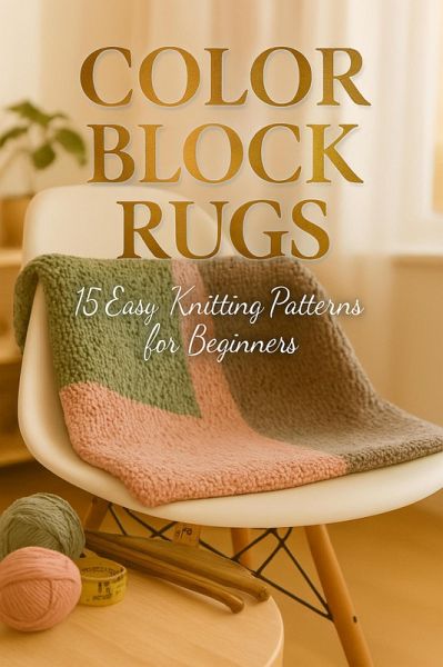Color Block Rugs: 15 Easy Knitting Patterns for Beginners (eBook, ePUB) Color Block Rugs: 15 Easy Knitting Patterns for Beginners (eBook, ePUB)
