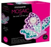 Kreativ-Set Mosaaro Glasmosaik Kerzenhalter. Schmetterling MA1004