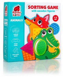 Cover Lernspiel Sortierspiel mit Holzfiguren. Tiere RW4204