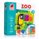Lernspiel Holz-Mosaik mit Sockel. Zoo RW4221