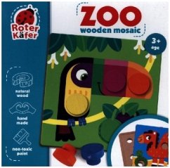 Cover Lernspiel Holz-Mosaik mit Sockel. Zoo RW4221