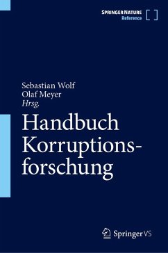 Cover Handbuch Korruptionsforschung