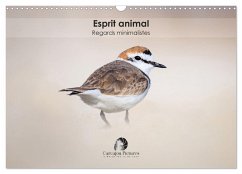 Cover Esprit animal - Regards minimalistes (Calendrier mural 2026 DIN A3 vertical), CALVENDO calendrier mensuel