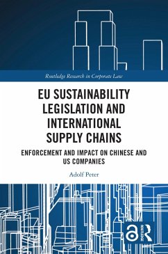Cover EU Sustainability Legislation and International Supply Chains (eBook, PDF)