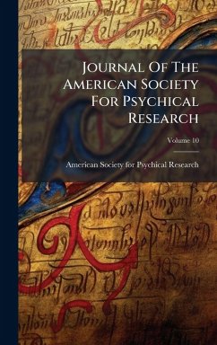 Cover Journal Of The American Society For Psychical Research