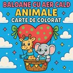 Baloane cu aer cald Animale - Carte de colorat Baloane cu aer cald Animale - Carte de colorat